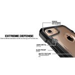 Wholesale iPhone 7 Plus Clear Defense Hybrid Case (Black)